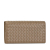 Bottega Veneta B Bottega Veneta Brown Calf Leather Intrecciato Long Wallet Italy