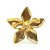 Chanel B Chanel Gold Gold Plated Metal CC Flower Brooch France