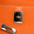 Hermès AB Hermès Orange Calf Leather Togo Kelly Retourne 32 France
