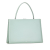 Celine B Celine Green Light Green Calf Leather Clasp Tote Italy