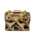 Chanel AB Chanel Gold Gold Plated Metal CC Quilted Flap Bag Brooch France