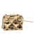 Chanel AB Chanel Gold Gold Plated Metal CC Quilted Flap Bag Brooch France