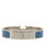 Hermès B Hermès Blue with Silver Enamel Other Clic H Bracelet PM France