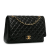 Chanel B Chanel Black Lambskin Leather Leather Maxi Classic Lambskin Double Flap France