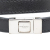 Saint Laurent B Saint Laurent Black with Silver Calf Leather Le Trois Clous Double Wrap Bracelet Italy