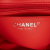 Chanel AB Chanel Red Lambskin Leather Leather Mini Square Classic Lambskin Single Flap Italy