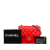 Chanel AB Chanel Red Lambskin Leather Leather Mini Square Classic Lambskin Single Flap Italy