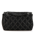 Chanel B Chanel Black Lambskin Leather Leather Washed Lambskin Studded Metal Beauty Flap Italy