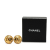 Chanel AB Chanel Gold Gold Plated Metal CC Clip on Earrings France