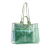 Chanel AB Chanel Green PVC Plastic Medium Lambskin Coco Splash Shopping Tote Italy