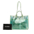 Chanel AB Chanel Green PVC Plastic Medium Lambskin Coco Splash Shopping Tote Italy