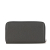 Salvatore Ferragamo AB Ferragamo Gray Dark Gray Calf Leather Gancini Long Wallet Italy