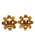 Chanel B Chanel Gold Gold Plated Metal CC Clip on Earrings France