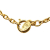 Chanel AB Chanel Gold Gold Plated Metal CC Round Pendant Necklace France