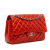 Chanel B Chanel Orange Lambskin Leather Leather Jumbo Classic Lambskin Double Flap Italy