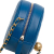 Chanel Blue Lambskin Leather Leather CC Quilted Lambskin Pearl Crush Round Clutch with Chain Italy