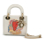 Christian Dior B Dior White Calf Leather x Niki De Saint Phalle Dioramour Mini Lady Dior Italy