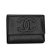 Chanel B Chanel Black Caviar Leather Leather CC Caviar Trifold Wallet Italy