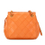 Chanel B Chanel Orange Calf Leather CC Quilted skin Chain Shoulder Bag Italy