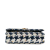 Chanel AB Chanel Blue Navy with White Ivory Tweed Fabric 19 Wallet On Chain Italy