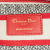 Christian Dior AB Dior Red with White Ivory Canvas Fabric Medium Royale d'Amour Lady D-Lite Italy