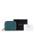 Prada B Prada Blue Turquoise Saffiano Leather Zip Around Wallet Italy