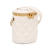 Chanel B Chanel White Ivory Lambskin Leather Leather Small Quilted Lambskin Crown Box Bag Italy