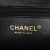 Chanel B Chanel White Ivory with Black Caviar Leather Leather Small Caviar CC Filigree Vanity Case Italy