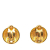 Chanel B Chanel Gold Gold Plated Metal CC Clip On Earrings France