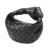 Bottega Veneta AB Bottega Veneta Black Calf Leather Candy Intrecciato Jodie Italy