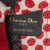 Christian Dior AB Dior Red Canvas Fabric Mini Dioramour Book Tote Italy