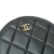 Chanel AB Chanel Black Lambskin Leather Leather Quilted Lambskin Round Pearl Clutch with Chain Italy