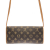 Louis Vuitton B Louis Vuitton Brown Monogram Canvas Canvas Monogram Pochette Twin GM United States