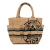 Christian Dior AB Dior Brown Beige Hemp Natural Material Small Jute Catherine Tote Italy