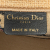 Christian Dior AB Dior Brown Beige Hemp Natural Material Small Jute Catherine Tote Italy