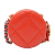 Chanel AB Chanel Orange Dark Orange Lambskin Leather Leather Lambskin 19 Round Clutch with Chain Italy