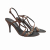 Alberta Ferretti sandals in brown with silver crystal trim