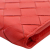 Bottega Veneta AB Bottega Veneta Red Calf Leather Intrecciato Bifold Wallet Italy