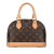 Louis Vuitton B Louis Vuitton Brown Monogram Canvas Canvas Monogram Alma BB France