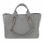 Chanel Deauville Medium Raffia 2-Ways Tote Bag Grey