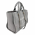 Chanel Deauville Medium Raffia 2-Ways Tote Bag Grey