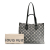 Louis Vuitton AB Louis Vuitton Gray Dark Gray Denim Fabric Monogram Onthego MM France