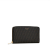 Saint Laurent AB Saint Laurent Black with Brown Coated Canvas Fabric Monogram Zip Around Long Wallet Italy