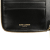 Saint Laurent AB Saint Laurent Black with Brown Coated Canvas Fabric Monogram Zip Around Long Wallet Italy