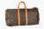 Louis Vuitton Brown Coated Canvas Louis Vuitton Keepall Bandouliere 55