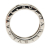 Bvlgari B Bvlgari Silver 18K White Gold Metal B.Zero1 Three Band Ring Italy