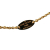 Louis Vuitton AB Louis Vuitton Gold Gold Plated Metal Essential V Necklace Italy