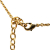 Louis Vuitton AB Louis Vuitton Gold Gold Plated Metal Essential V Necklace Italy