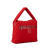 Chanel B Chanel Red Nylon Fabric Quilted Coco Cocoon Hobo Italy