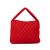 Chanel B Chanel Red Nylon Fabric Quilted Coco Cocoon Hobo Italy